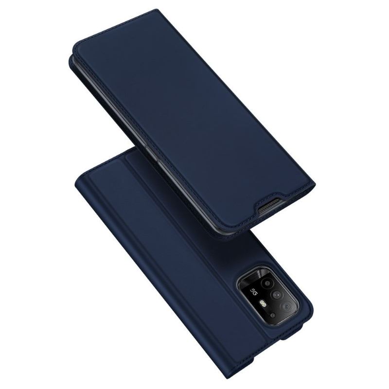 Flip Case Für Oppo A94 5G Business-satin-effekt