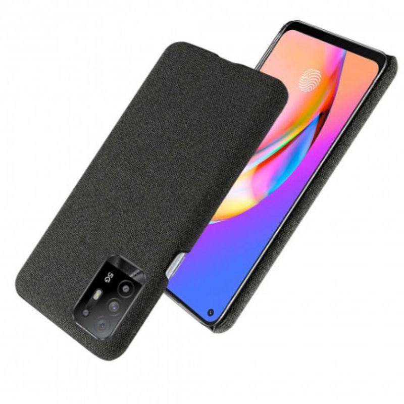 Hülle Für Oppo A94 5G Ksq Stoff Chic