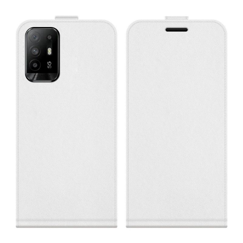 Lederhüllen Für Oppo A94 5G Anti-Sturz Flip Case Vertikales Kunstleder