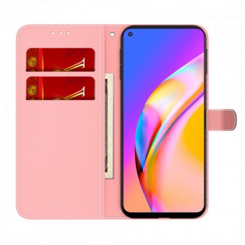 Lederhüllen Für Oppo A94 5G Aquarell