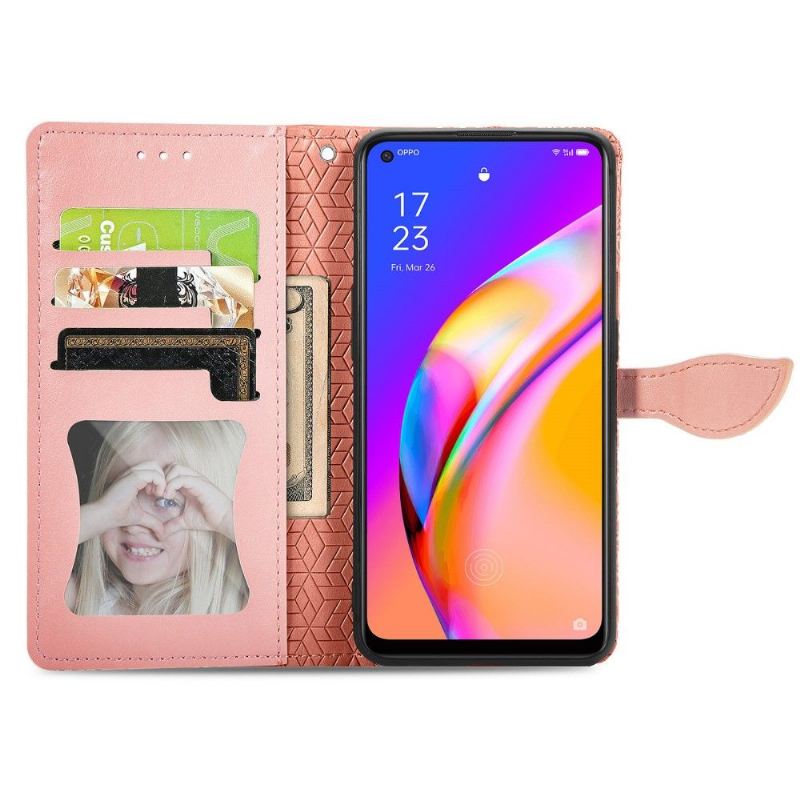 Lederhüllen Für Oppo A94 5G Mandala-blatt