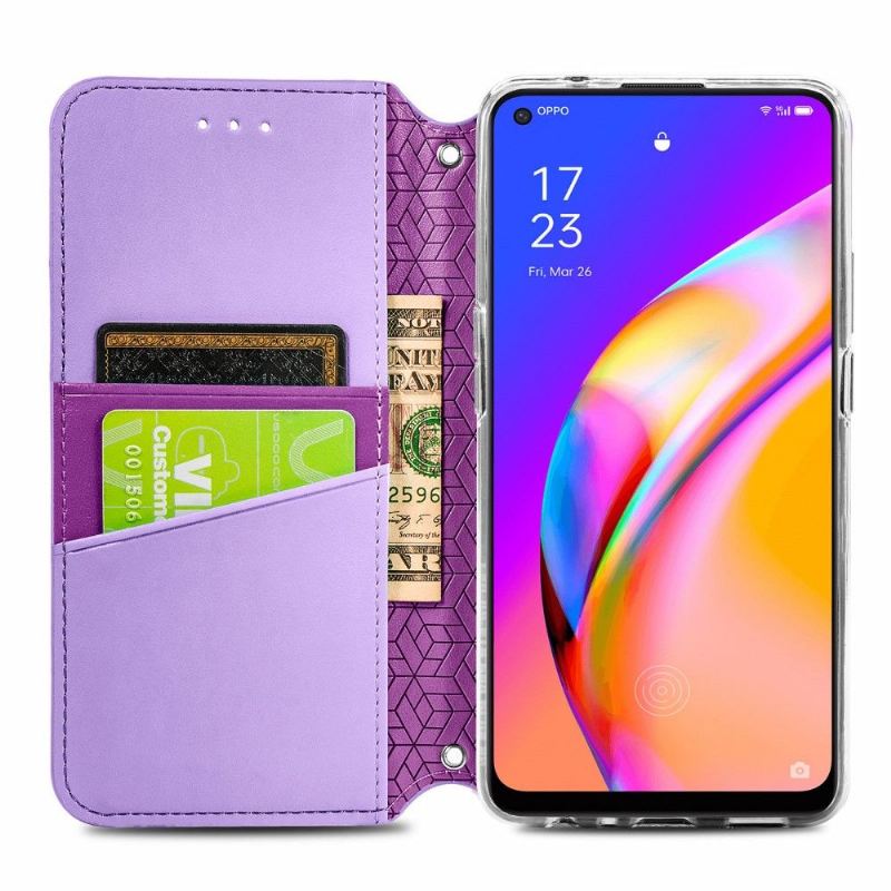 Lederhüllen Für Oppo A94 5G Schicke Mandala Kunstleder