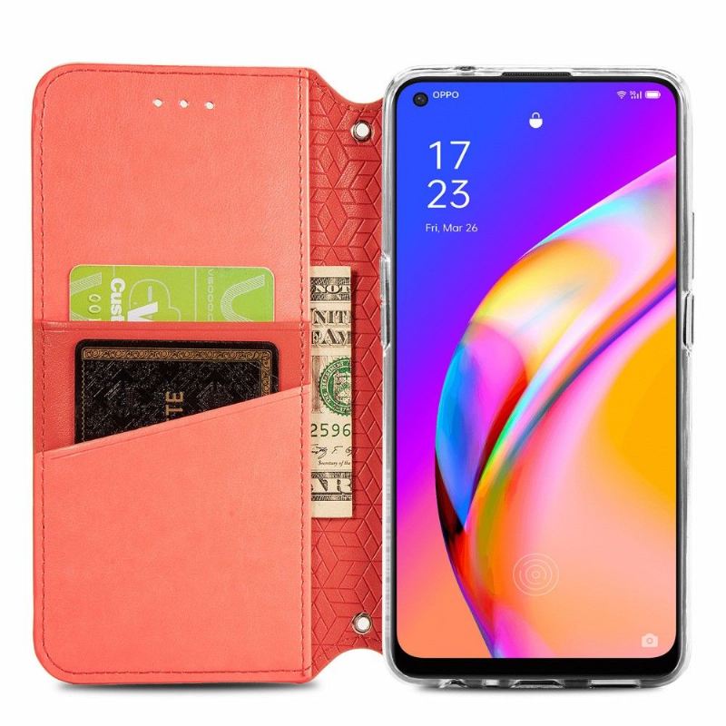 Lederhüllen Für Oppo A94 5G Schicke Mandala Kunstleder