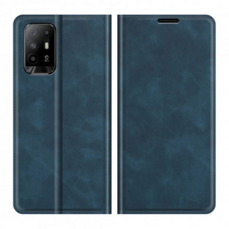 Schutzhülle Für Oppo A94 5G Flip Case Weicher Ledereffekt