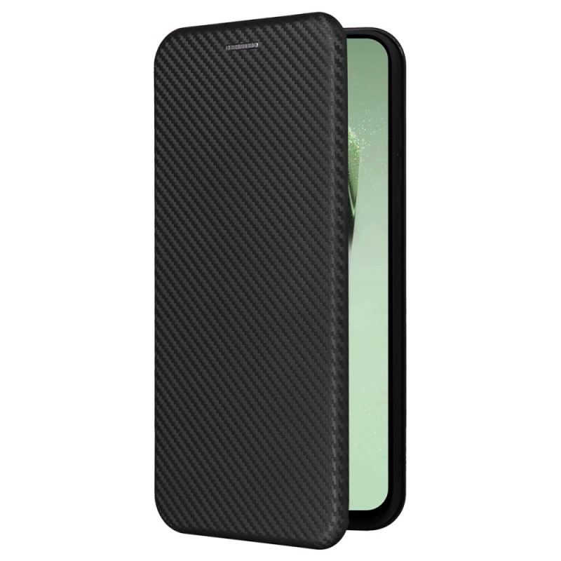 Flip Case Für Samsung Galaxy S24 Fe Carbonfaser-textur