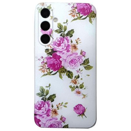 Hülle Samsung Galaxy S24 Fe Handyhülle Rosa Blumen