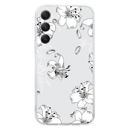 Hülle Samsung Galaxy S24 Fe Handyhülle Weiße Blumen