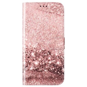 Lederhüllen Für Samsung Galaxy S24 Fe Roségoldener Marmor