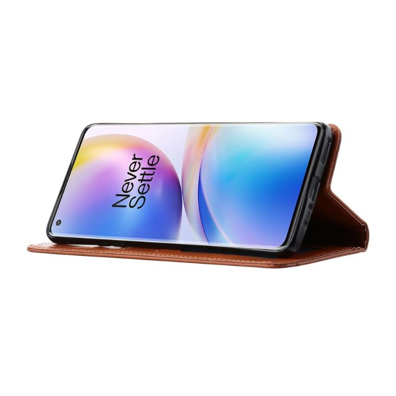 Flip Case Für OnePlus 8 Pro Standkoffer Kartenhalter