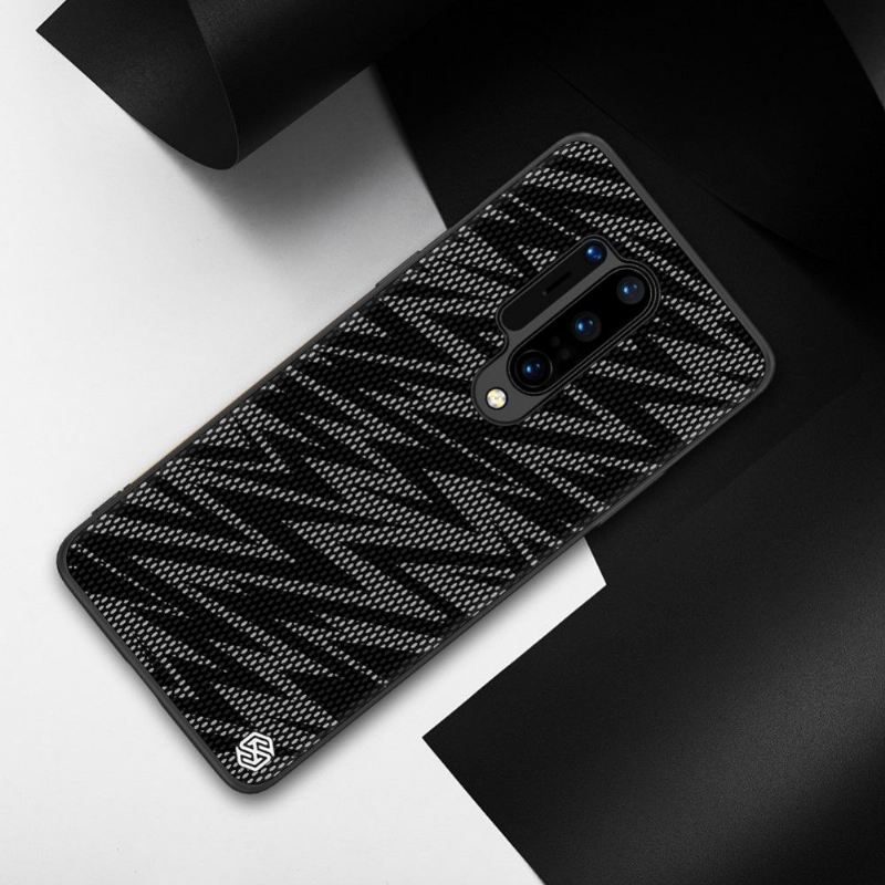 Handyhülle Für OnePlus 8 Pro Glänzende Serie - Schwarz / Grau