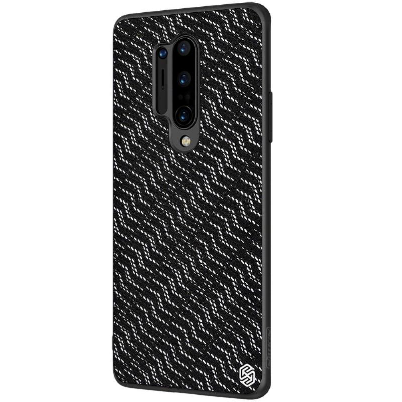 Hülle Für OnePlus 8 Pro Glänzende Serie - Schwarz / Silber