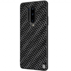 Hülle Für OnePlus 8 Pro Glänzende Serie - Schwarz / Silber