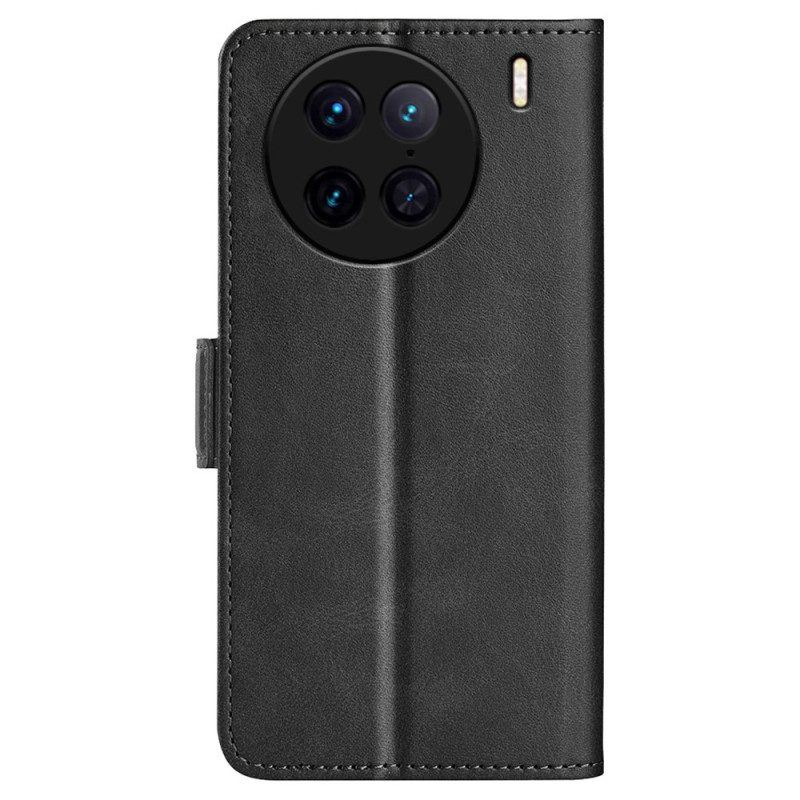 Flip Case Für Vivo X90 Pro Doppelter Verschluss