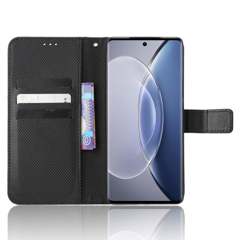 Flip Case Für Vivo X90 Pro Mit Kordel Armbandauswahl