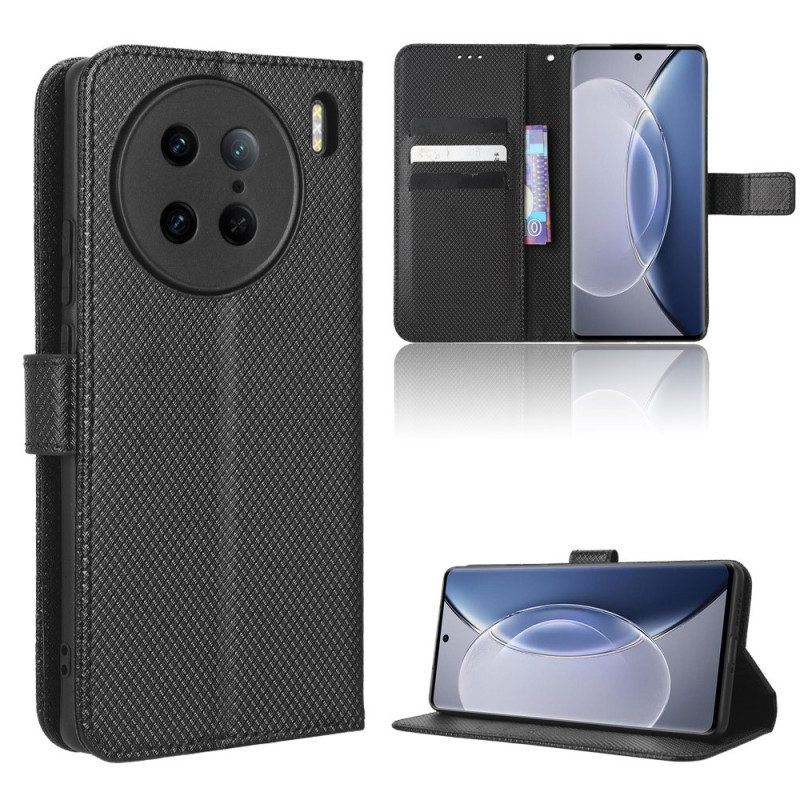 Flip Case Für Vivo X90 Pro Mit Kordel Armbandauswahl