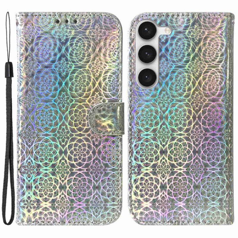 Flip Case Für Samsung Galaxy S23 Plus 5G Disco-stil