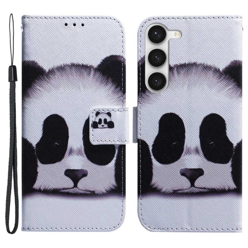 Flip Case Für Samsung Galaxy S23 Plus 5G Mit Kordel Mein Lanyard-panda