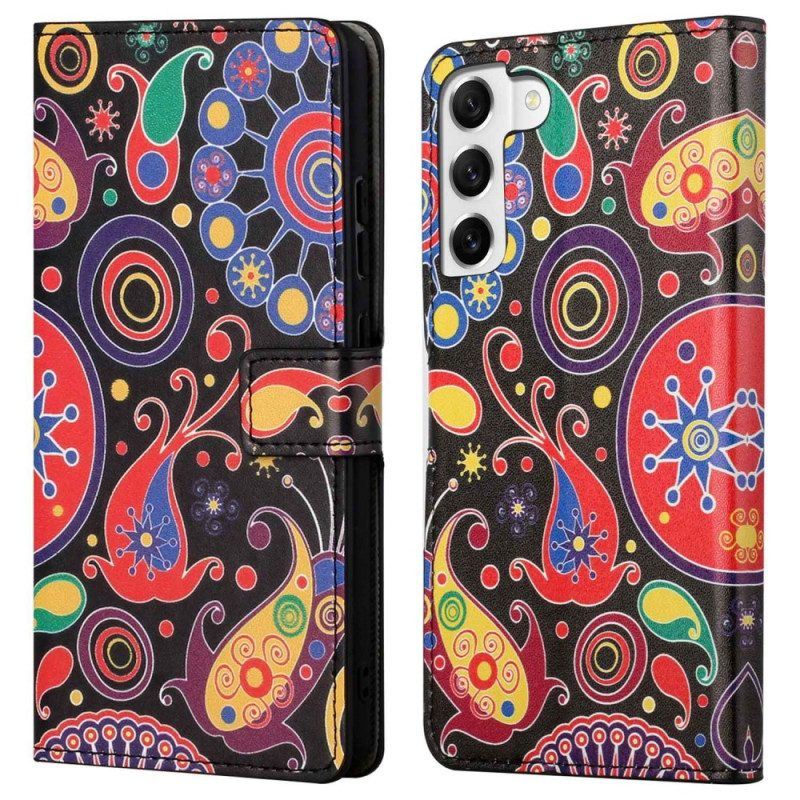 Flip Case Für Samsung Galaxy S23 Plus 5G Paisley