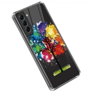 Hülle Für Samsung Galaxy S23 Plus 5G Nahtloser Aquarellbaum