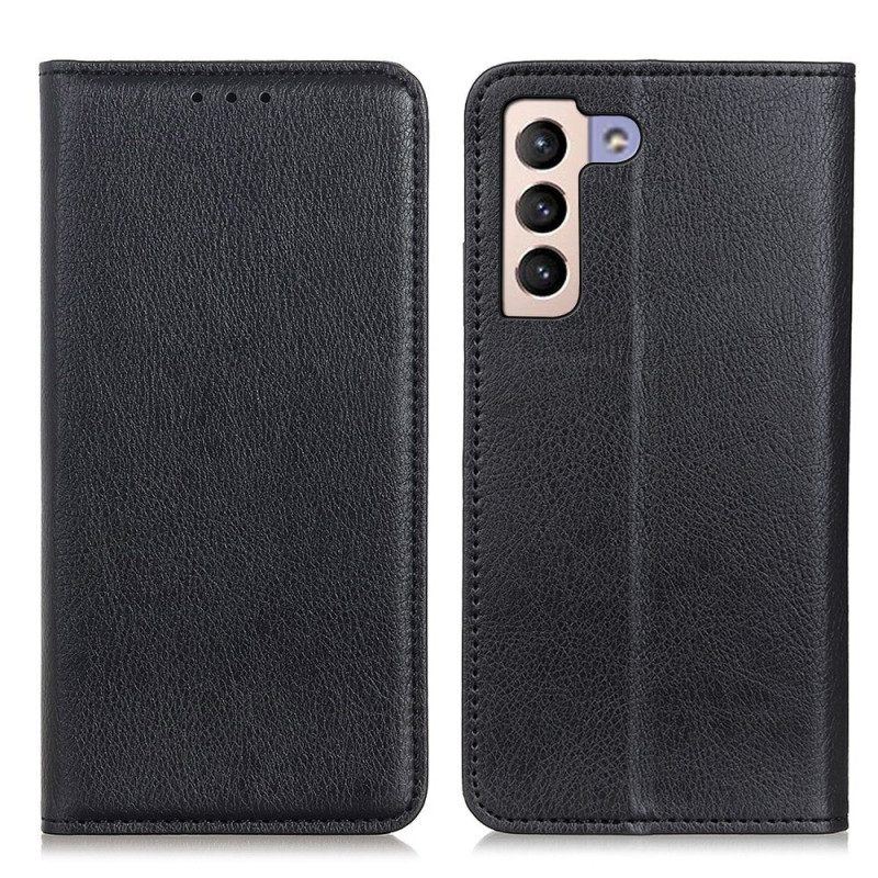 Schutzhülle Für Samsung Galaxy S23 Plus 5G Flip Case Litschi-spaltleder