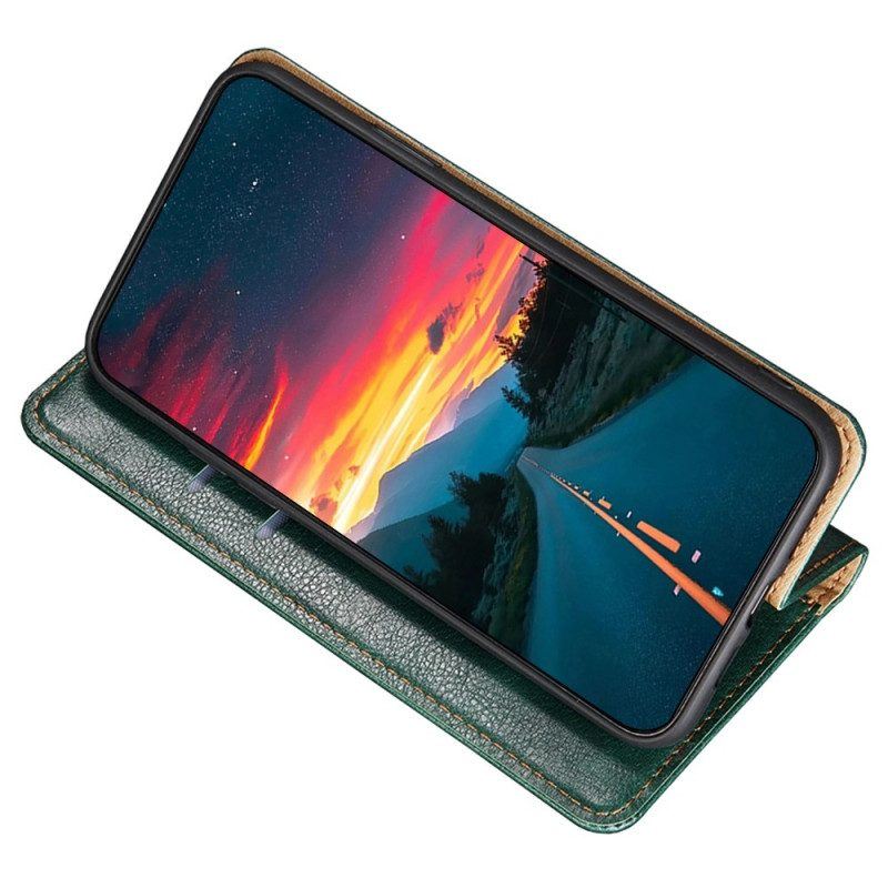 Schutzhülle Für Samsung Galaxy S23 Plus 5G Flip Case Nähte Aus Kunstleder