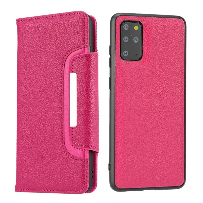 Hülle Flip Case Für Samsung Galaxy S20 Plus 2 in 1 Genarbter Ledereffekt