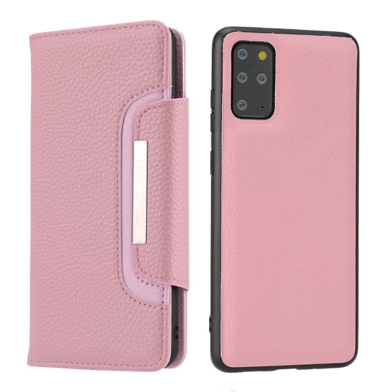 Hülle Flip Case Für Samsung Galaxy S20 Plus 2 in 1 Genarbter Ledereffekt