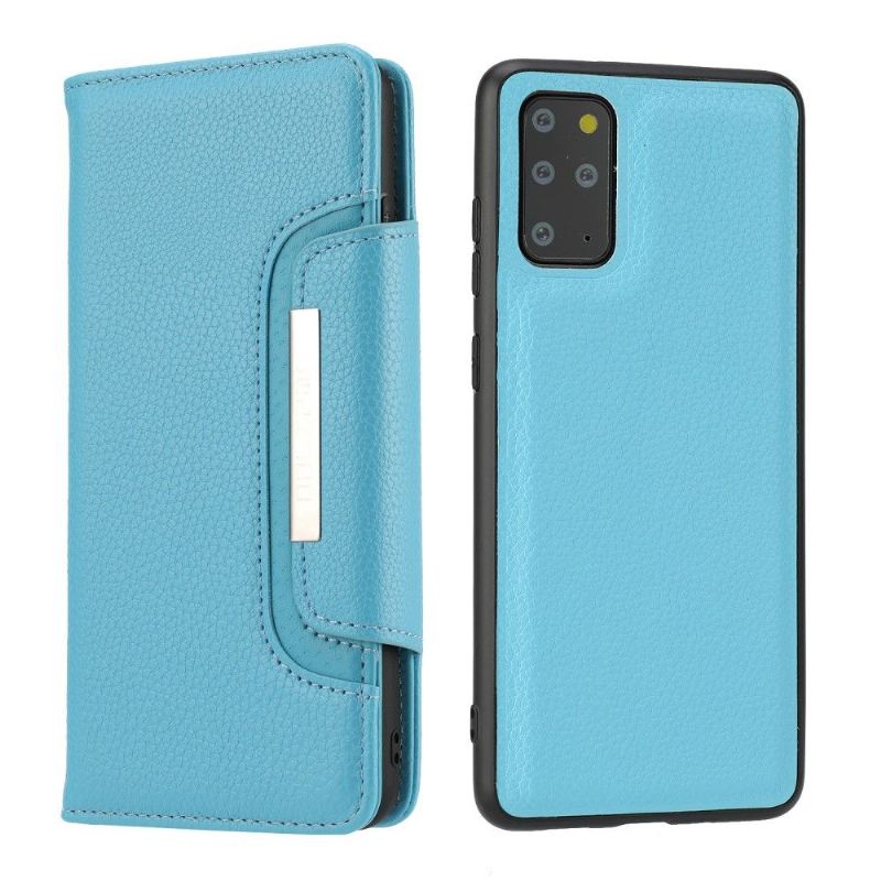 Hülle Flip Case Für Samsung Galaxy S20 Plus 2 in 1 Genarbter Ledereffekt