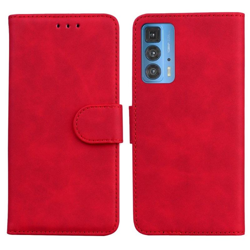 Flip Case Für Motorola Edge 20 Pro Roman Soft-touch