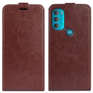 Flip Case Für Moto G71 5G Flip Case Faltendes Retro