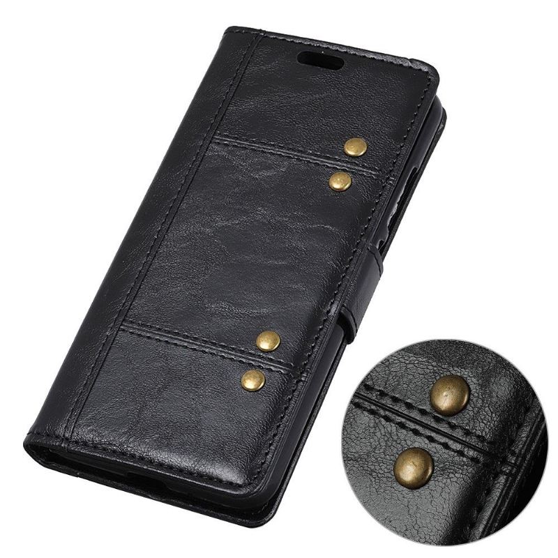 Case Für Sony Xperia L3 Premium-leder Mit Nieten