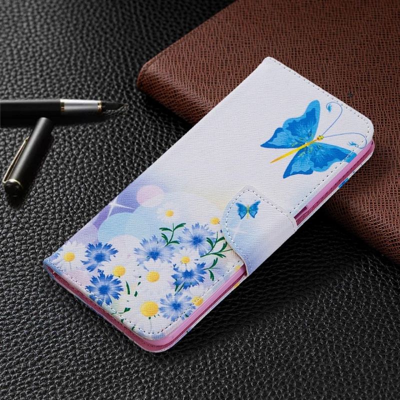 Case Für Oppo A72 Schmetterling Und Gänseblümchen