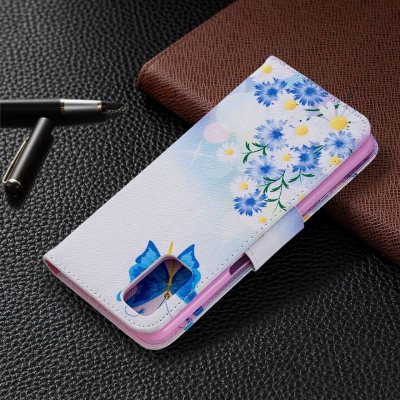 Case Für Oppo A72 Schmetterling Und Gänseblümchen