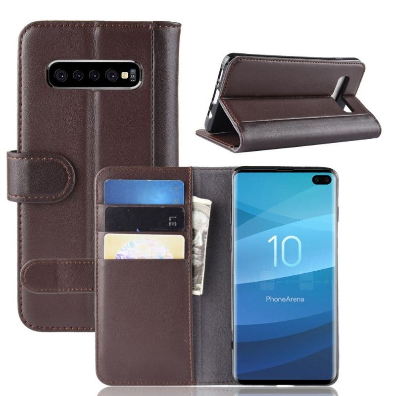 Case Für Samsung Galaxy S10 Plus Brieftasche Premium-leder