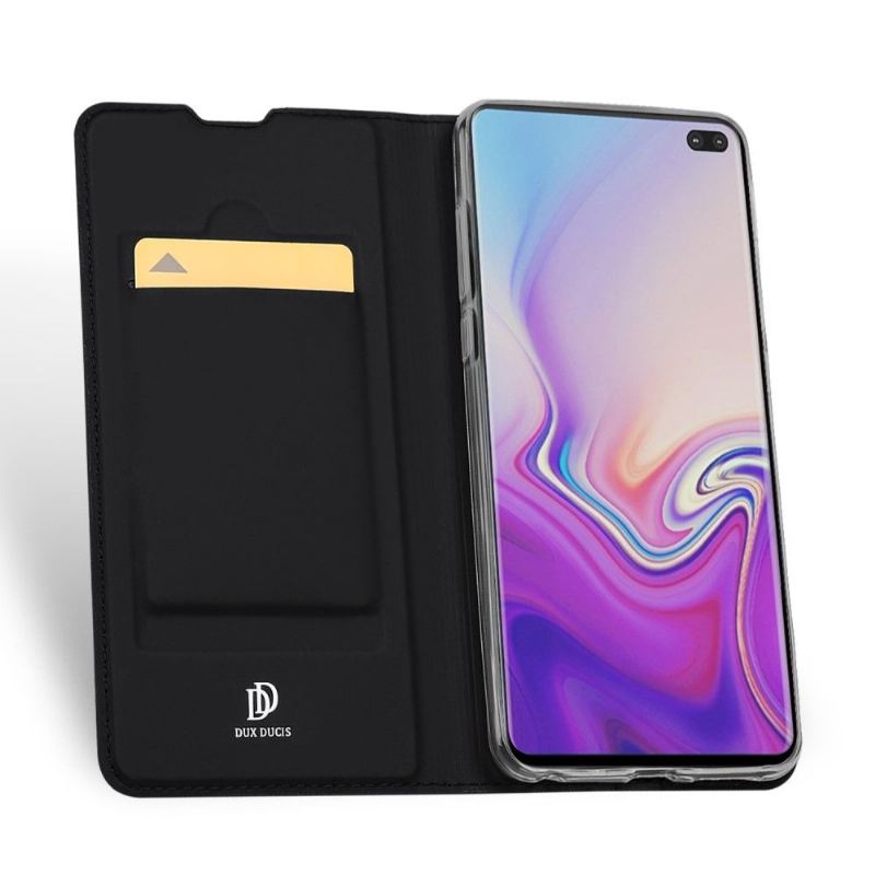 Case Für Samsung Galaxy S10 Plus Business-lederimitat