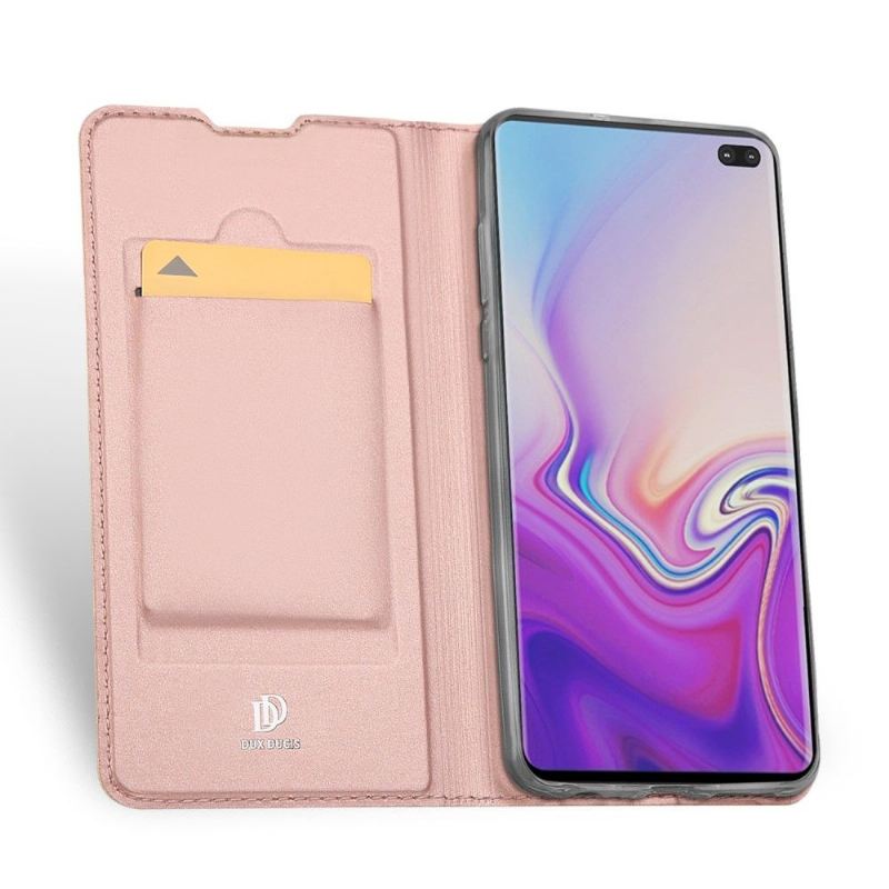 Case Für Samsung Galaxy S10 Plus Business-lederimitat