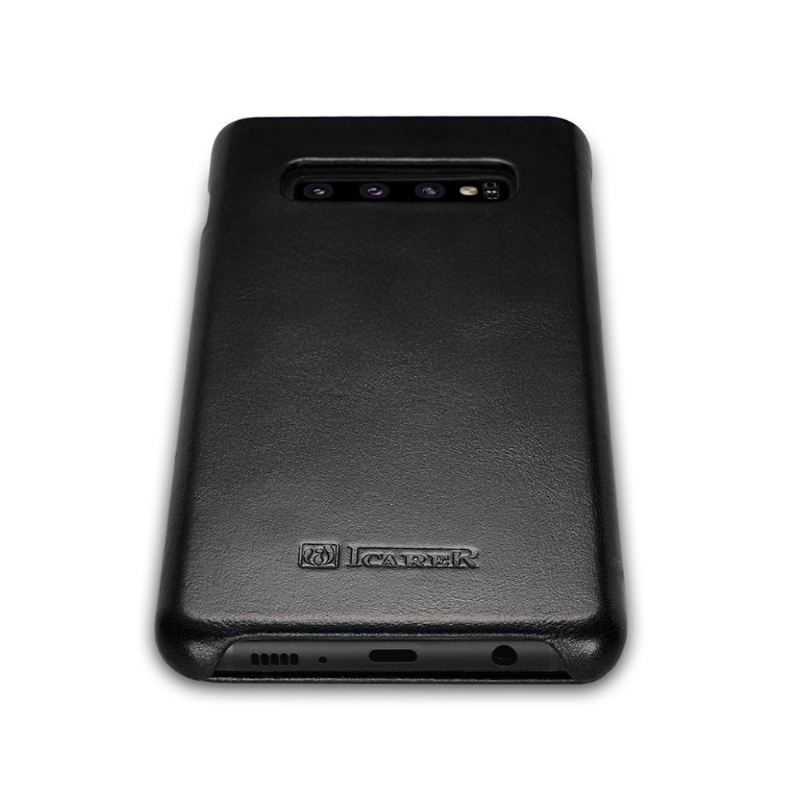 Case Für Samsung Galaxy S10 Plus Echtes Vintage-leder