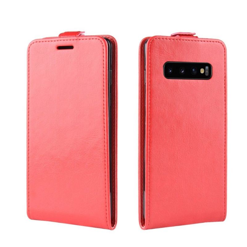 Case Für Samsung Galaxy S10 Plus Flip Case Vertikales Kunstleder