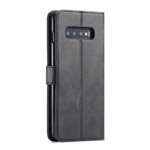 Case Für Samsung Galaxy S10 Plus Geldbörse Leder-stil