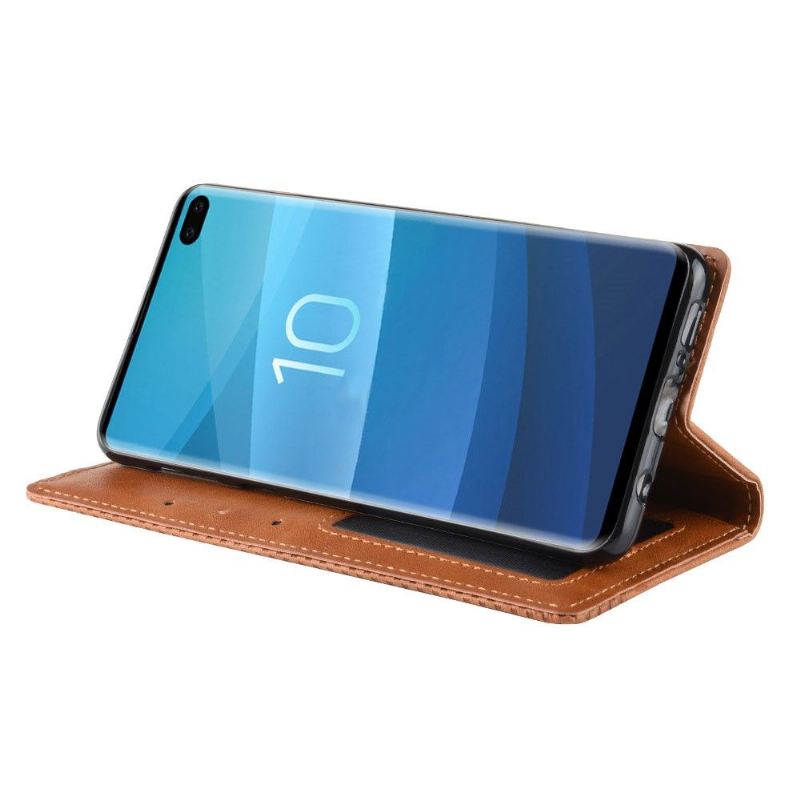 Case Für Samsung Galaxy S10 Plus Lederstil Le Cirénius