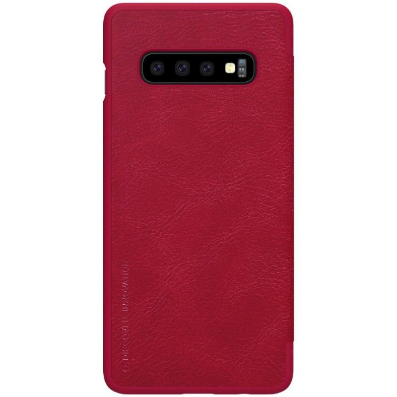 Case Für Samsung Galaxy S10 Plus Nillkin Qin-lederhülle