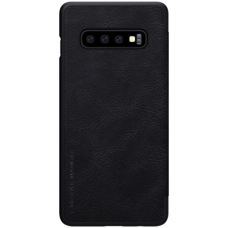 Case Für Samsung Galaxy S10 Plus Nillkin Qin-lederhülle