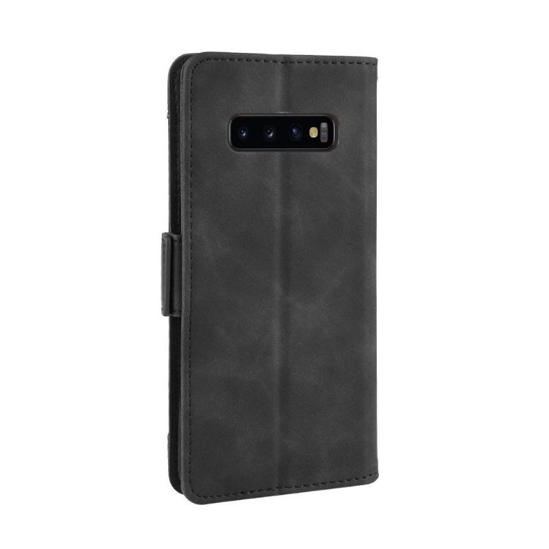 Flip Case Für Samsung Galaxy S10 Plus Ledereffekt + Kartenhalter