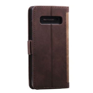 Flip Case Für Samsung Galaxy S10 Plus Vintage-tasche