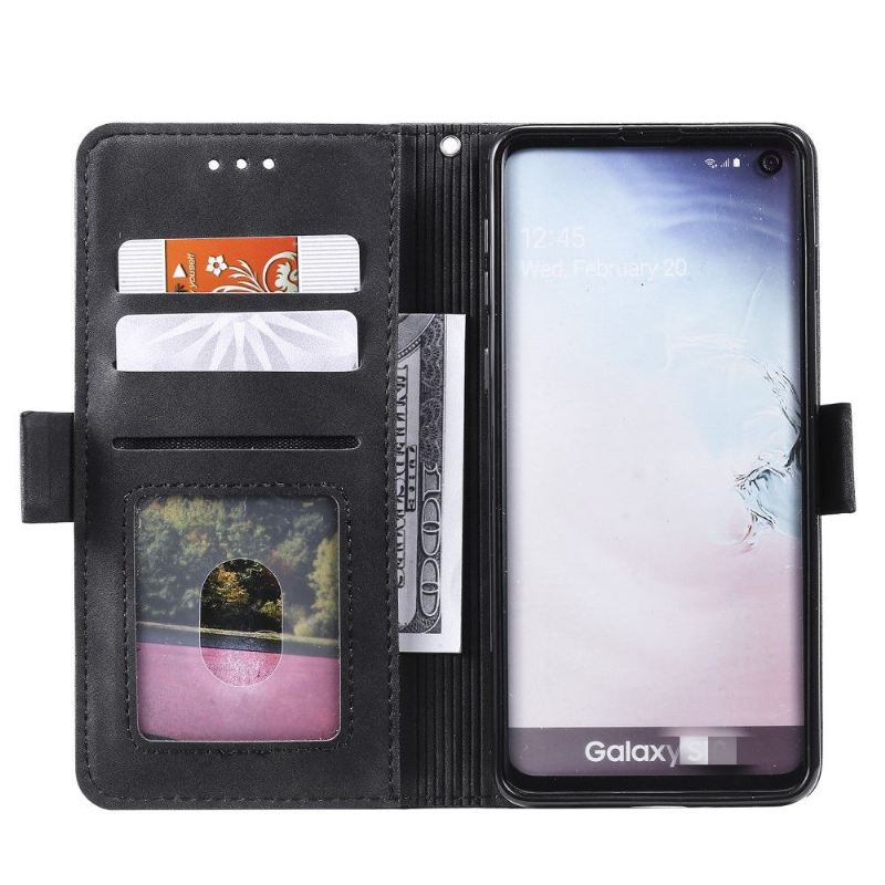 Flip Case Für Samsung Galaxy S10 Plus Vintage-tasche