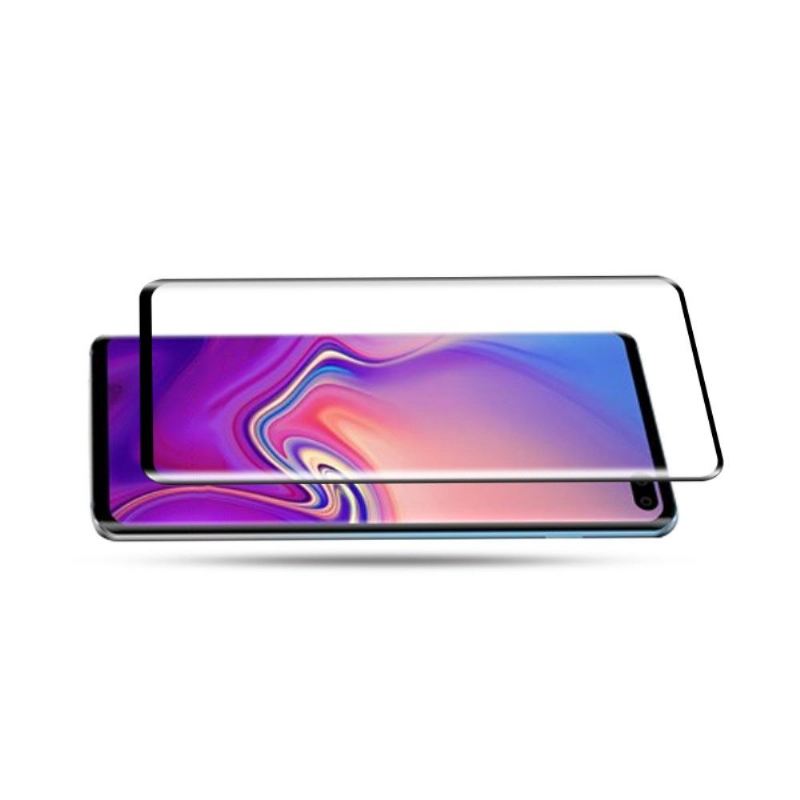 Handyhülle Für Samsung Galaxy S10 Plus Schutzhülle Displayschutzfolie Aus Gehärtetem Glas In Voller Größe – Schwarz