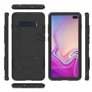 Hülle Für Samsung Galaxy S10 Plus Anti-Sturz Cool Guard Stoßfest Mit Integriertem Ständer