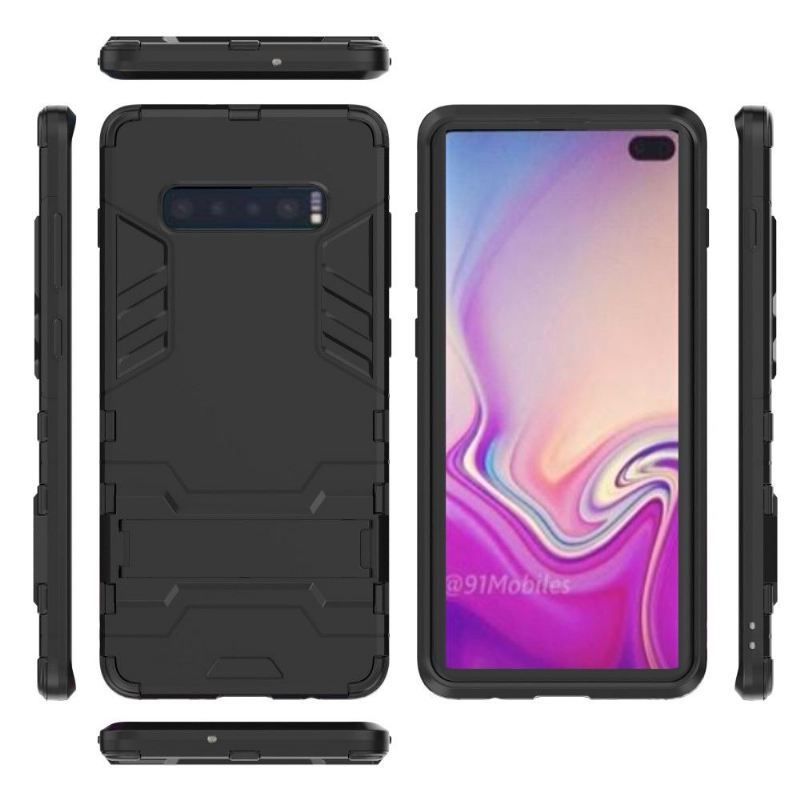 Hülle Für Samsung Galaxy S10 Plus Anti-Sturz Cool Guard Stoßfest Mit Integriertem Ständer