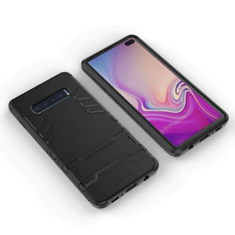 Hülle Für Samsung Galaxy S10 Plus Anti-Sturz Cool Guard Stoßfest Mit Integriertem Ständer