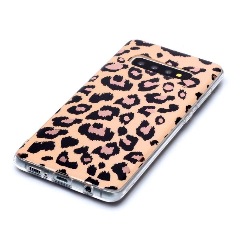 Hülle Für Samsung Galaxy S10 Plus Anti-Sturz Leopard